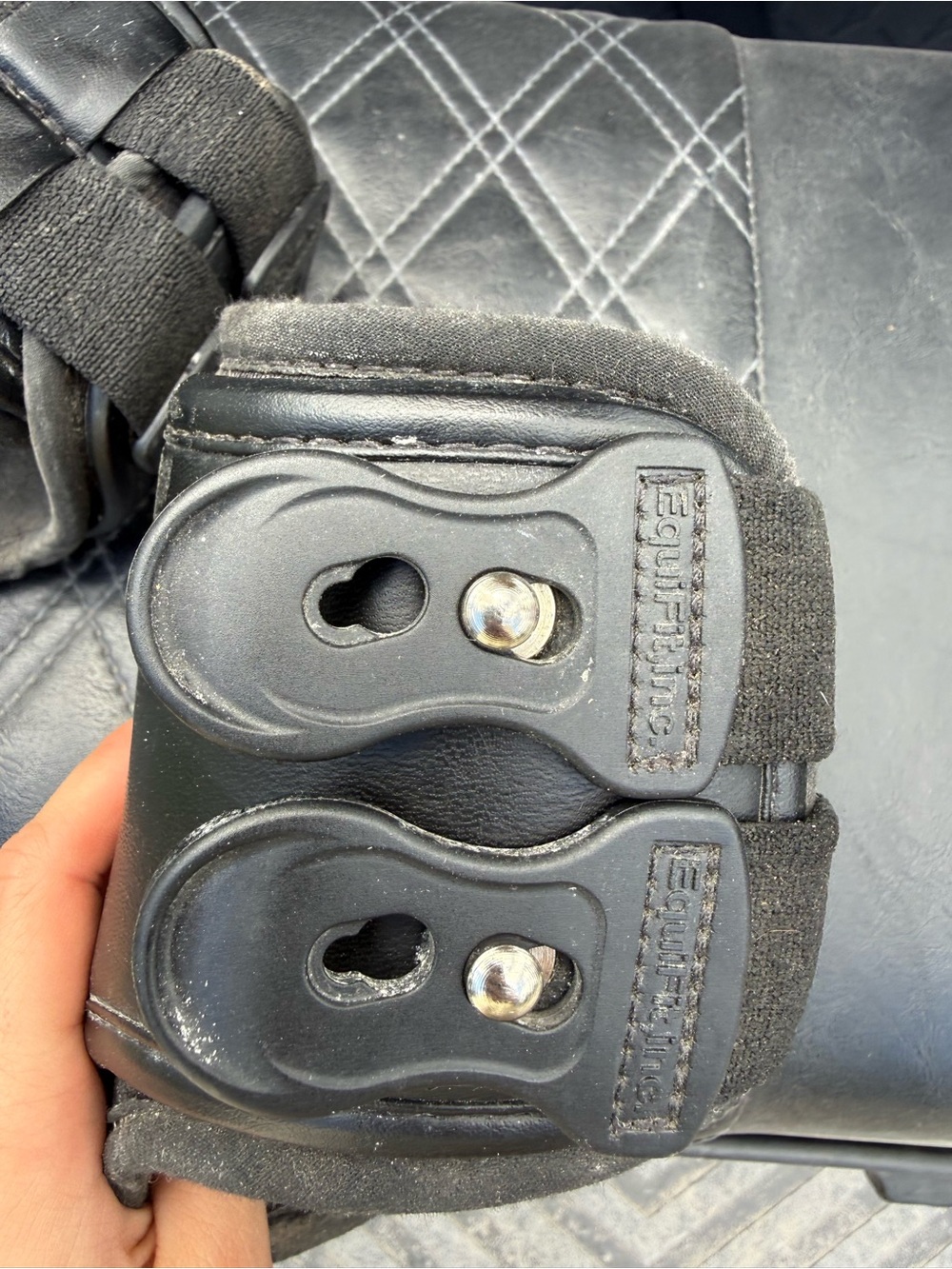 EQUIFIT Eq- Teq Hind Boots XL- liners will be cleaned on purchase!